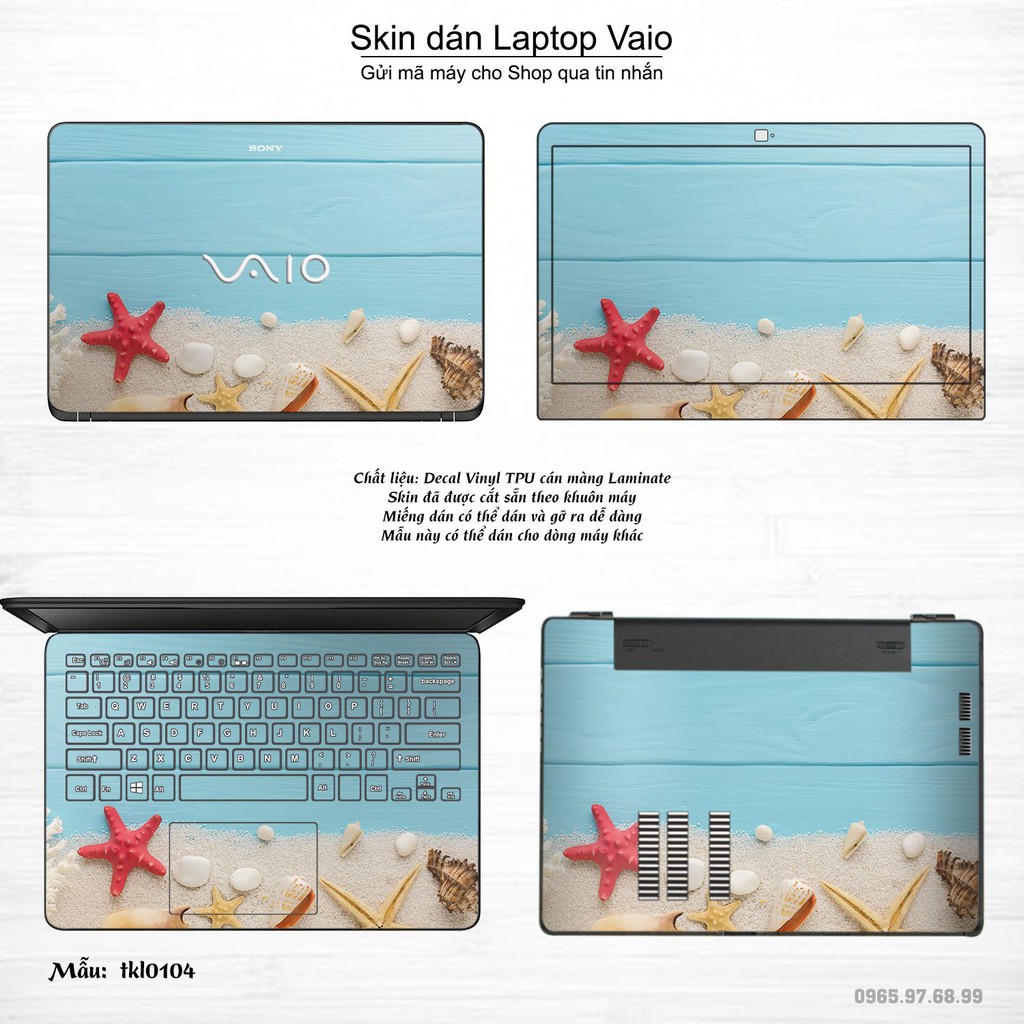 Skin dán Laptop Sony Vaio in hình thiết kế _nhiều mẫu 2 (inbox mã máy cho Shop)