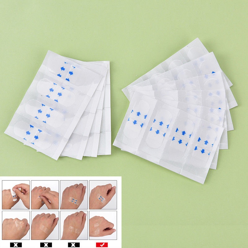 Bộ 40 Miếng Dán Tạo Khuôn Mặt Chữ V + Miếng Dán Nâng Trang Điểm Nhanh Chóng + Dụng Cụ Nâng Cơ Mặt
