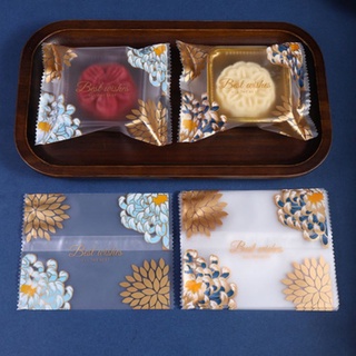 (Set 100/trung thu 50g) Túi đựng bánh trung thu 50g