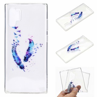 Ốp lưng Samsung Galaxy Note 10 plus Dandelion Float Feather Soft TPU