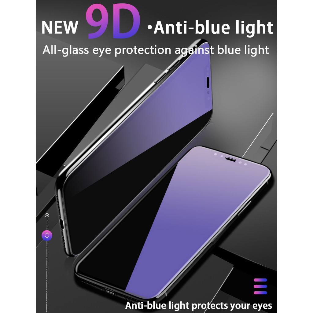 Kính Cường Lực HD Trong Suốt Chống Ánh Sáng Xanh Cho i-P Phone 6 7 8Plus X Xr Xs Max 11 11Pro Max