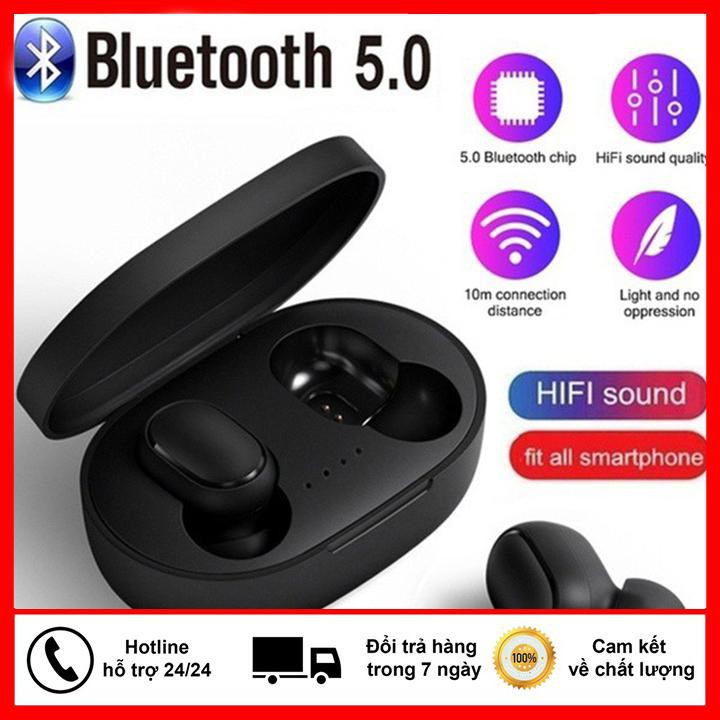 Tai nghe A6S Bluetooth hoạt động độc lập có thể kết nối cùng 1 điện thoại hoặc 2 điện thoại khác nhau