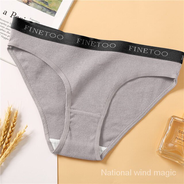 NY life Trang ĐiểmNY lifeFINETOO Letter Belt Quần Lót Quan Điểm Phụ Nữ Quần Lót Nữ Quần Lót Màu Rắn Pantys Intimates Đồ Lót 4Yfn | BigBuy360 - bigbuy360.vn