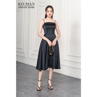 Đầm lụa hai dây KOISAN dáng xoè thanh lịch quyến rũ 6500220