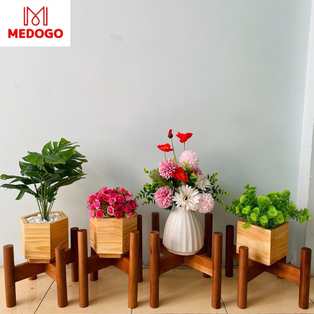 ĐÔN GỖ TRÒN ĐỠ CÂY CẢNH TRANG TRÍ NHÀ CỬA, ĐÔN GỖ ĐỂ CHẬU HOA BẰNG GỖ THÔNG ĐẸP-01