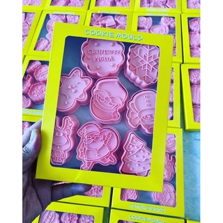 Bộ khuôn nhấn cookie Noel