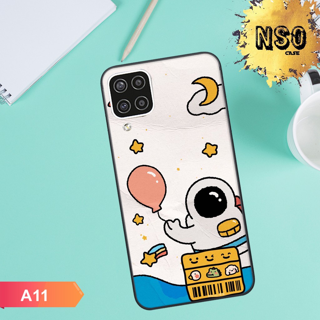 HÀNG HOT  Ốp SamSung A22 4G - Samsung A22 5G In Hình Phi Hành Gia Đẹp Siêu Ngộ Nghĩnh