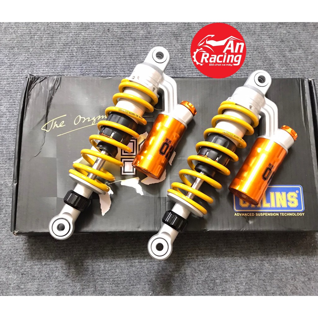 Phuộc Ohlins bình dầu vàng gắn xe sirius - wave