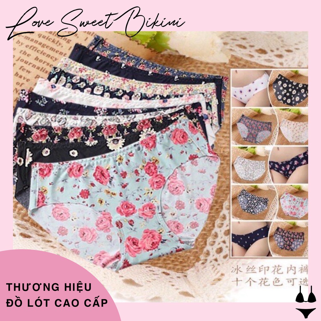 Quần Lót Thun Lạnh Không Đường May Hoạ Tiết Cao Cấp 99045 | BigBuy360 - bigbuy360.vn