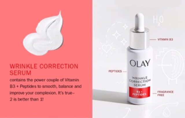 Serum chống nhăn hiệu quả Olay Wrinkle Correction +B3