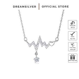 Dây chuyền bạc 925,Vòng cổ bạc Dreamsilver Heart Beat DC027
