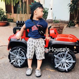Áo ba lỗ mighty xuất hàn cotton organic
