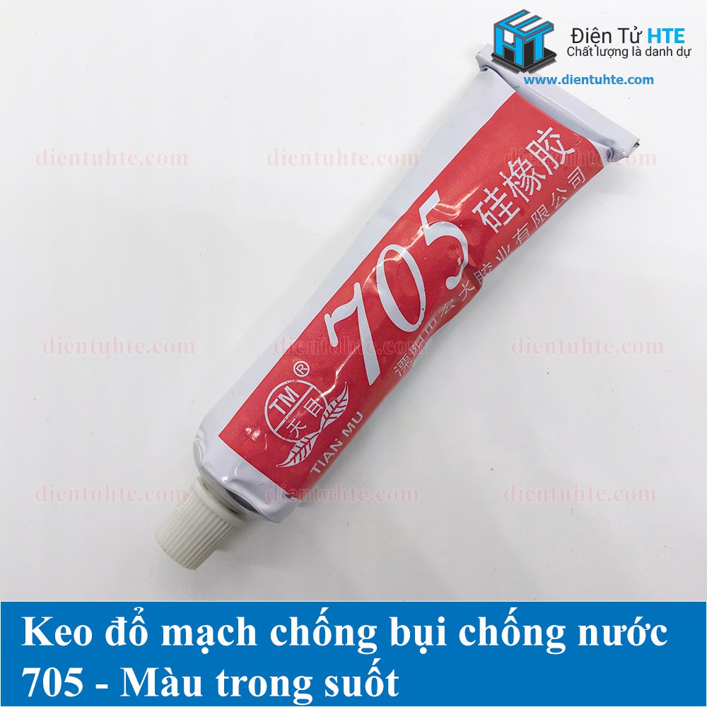 Keo phủ mạch cách điện chống ẩm bo mạch 705 trong suốt