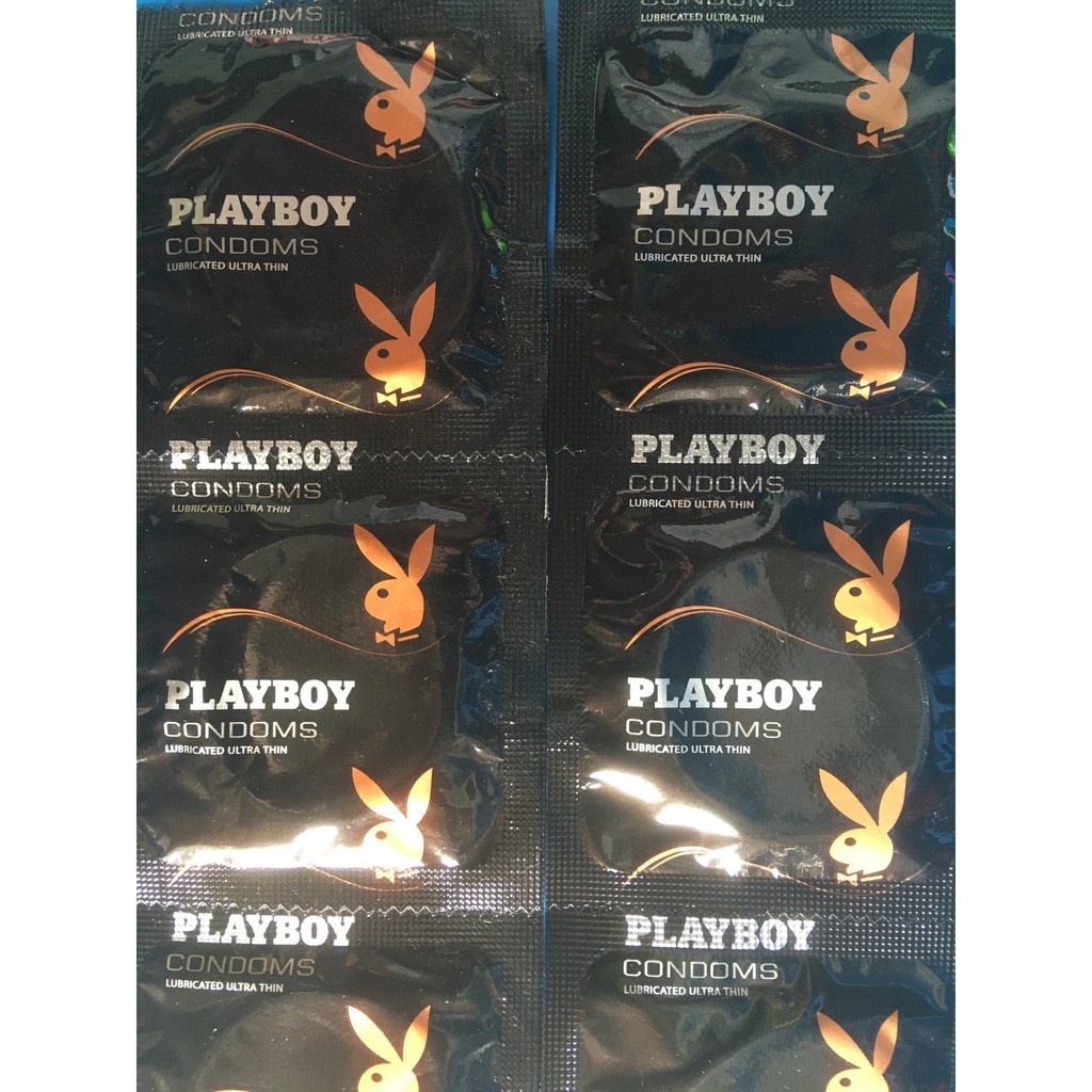 Bao cao su PLAYBOY 0.03 siêu mỏng dây 3 cái