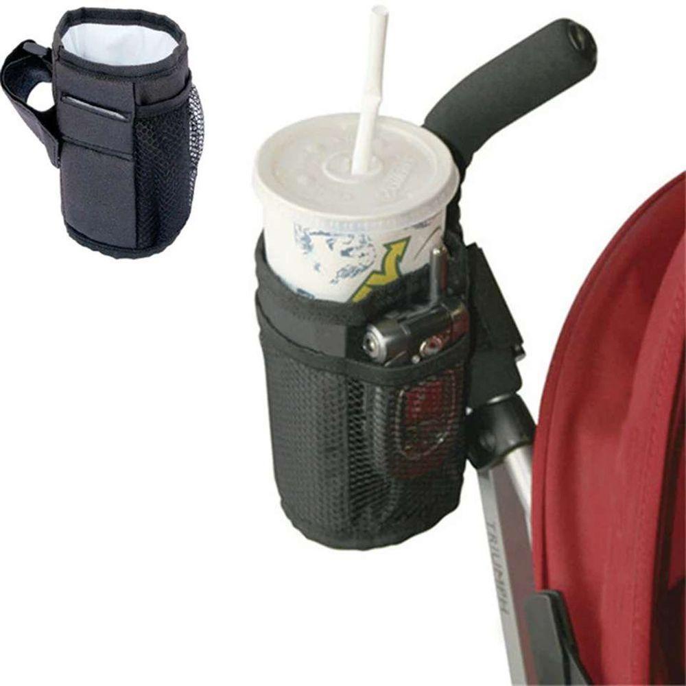 Giá Đỡ Bình Nước Màu Đen Gắn Xe Đẩy Em Bé Tiện Dụng