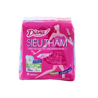 BVS Diana Siêu thấm Có cánh 23cm (8 miếng)