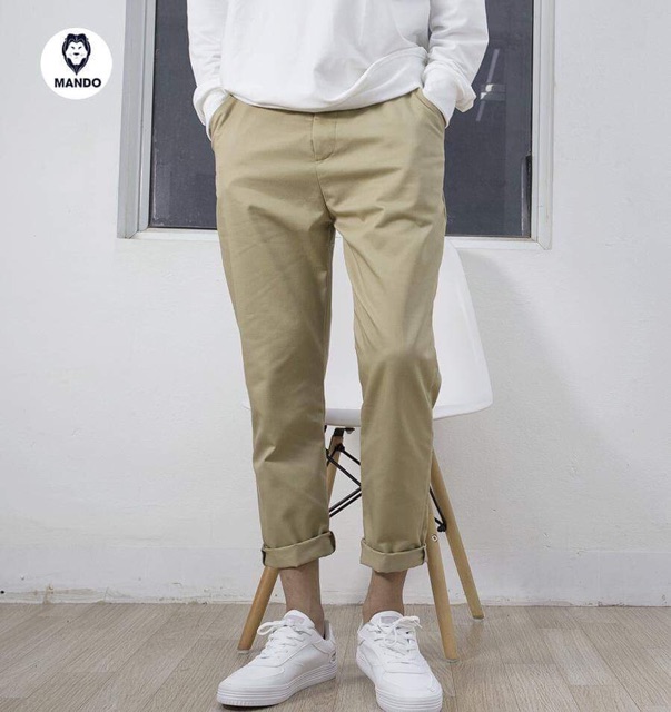 Quần kaki nam basic pants