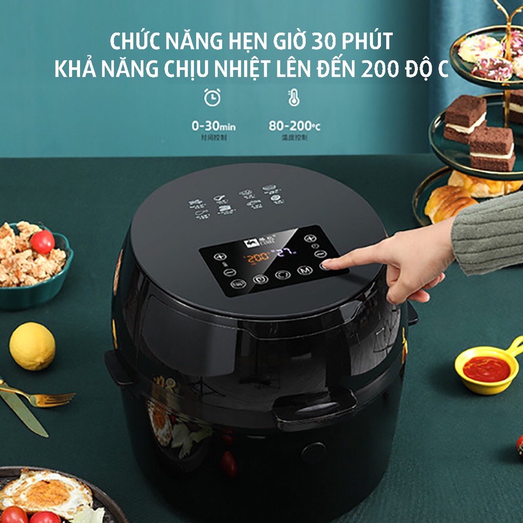 [Mã 155ELSALE giảm 7% đơn 300K] NỒI CHIÊN KHÔNG DẦU, 6,5L-8L-12L, BẢO HÀNH CHÍNH HÃNG