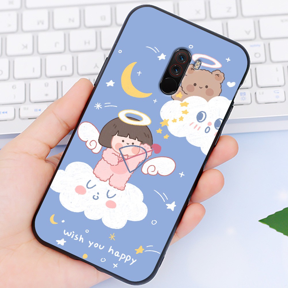 Ốp Pocophone 🌻 Ốp lưng Pocophone F1 Roro Jump nhựa cao cấp viền silicon - Banana Store