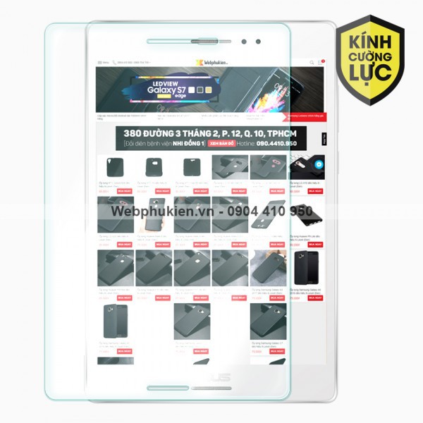 Kính cường lực các Dòng máy tính bảng Asus Zenpad 10/ C/ S 8.0/ 7/ 8/ MemoPad 8/ FonePad 7/ 8