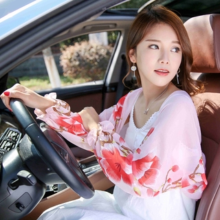 Khăn choàng kiêm áo chống nắng vải voan mỏng nhẹ