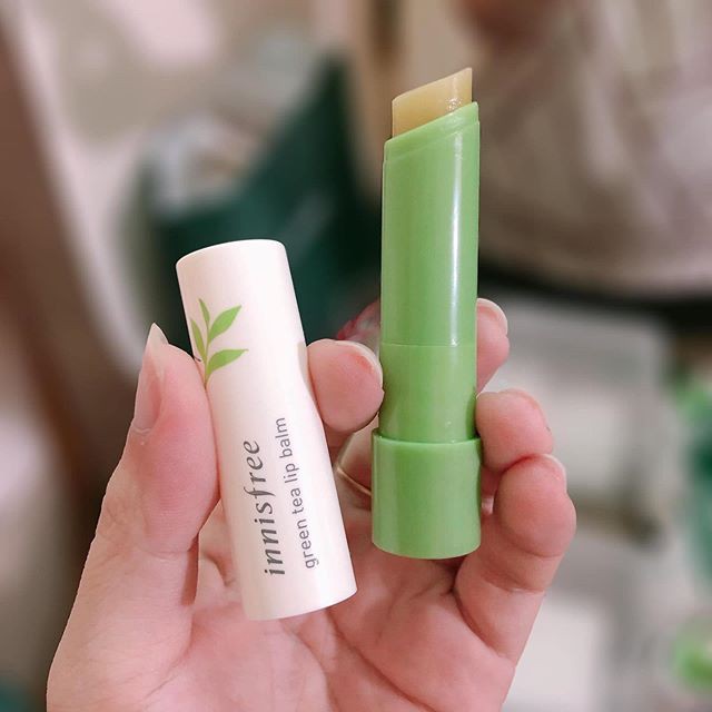 Son Dưỡng Môi Từ Trà Xanh Innisfree Green Tea Lip Balm