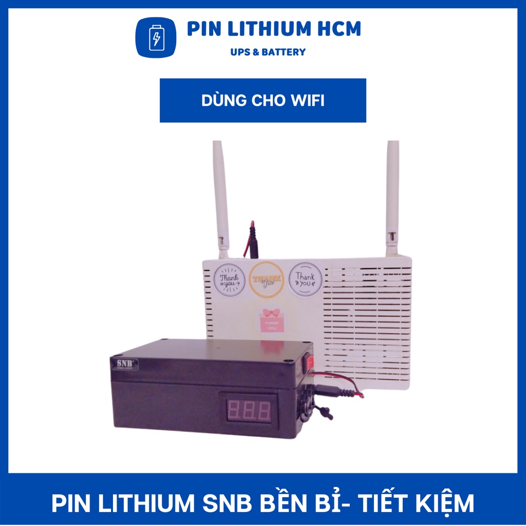 UPS 12V dung lượng 31200mAh, lưu điện camera, wifi, bảo hành 12 tháng