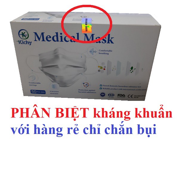 Khẩu Trang y tế 4 lớp Kichy- hàng xuất khẩu