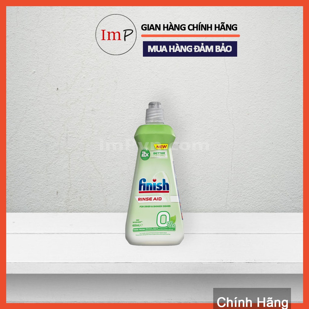 Combo Viên rửa bát Finish Eco 0% và nước làm bóng Finish Eco 0% (Bộ viên rửa bát nước bóng hữu cơ