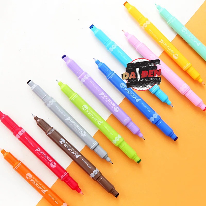 [DA ĐEN] Bút Marker 2 đầu Tombow Play Color DOT