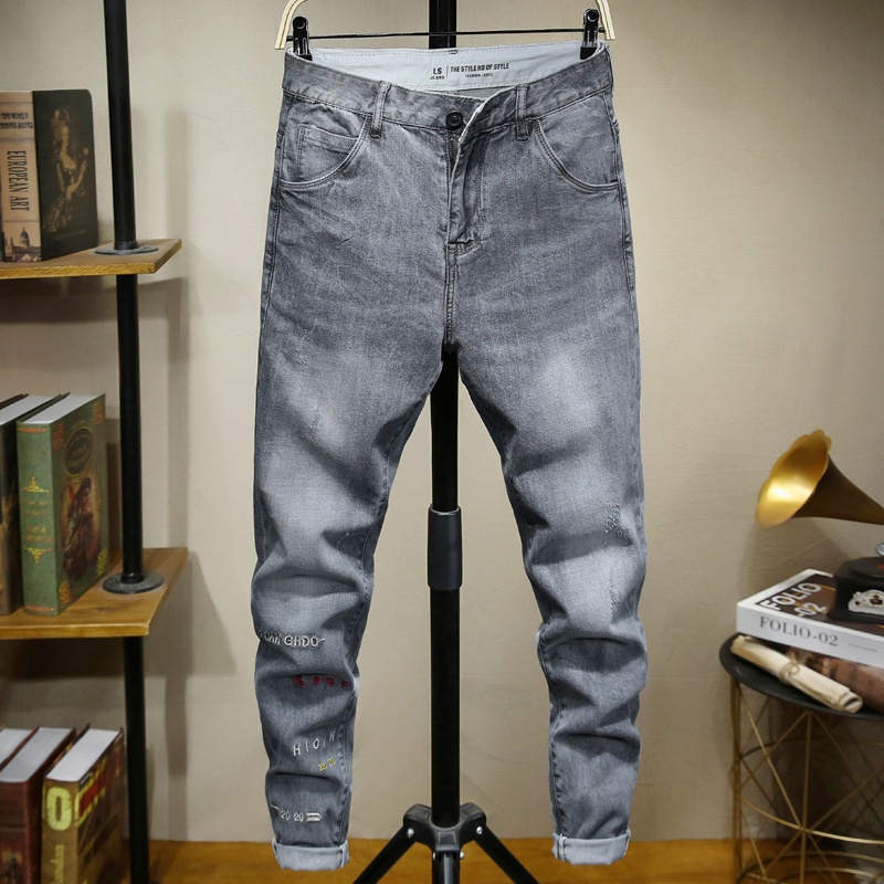 Quần Bò Bạc Dáng Ôm Quần Jeans Nam Bạc Chất Mịn Thời Trang Cá Tính
