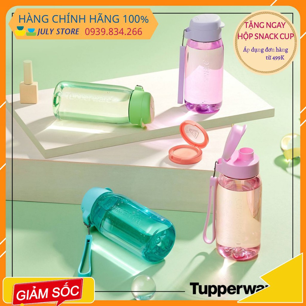 Bình nước Tupperware Freeship Lohas 550ml chịu nhiệt tốt