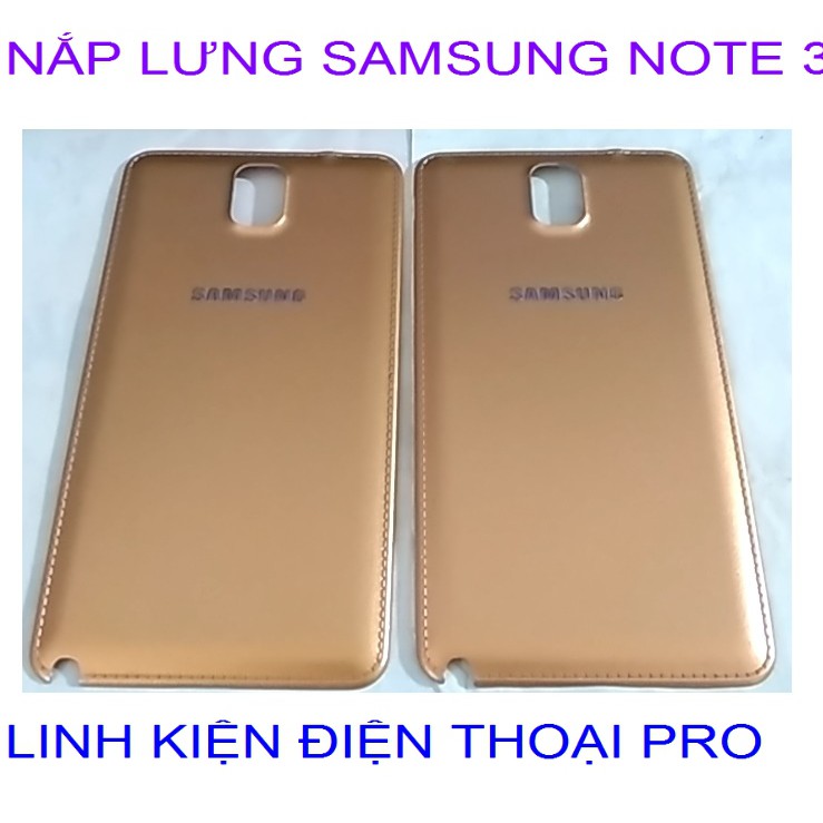 NẮP LƯNG SAMSUNG NOTE 3 MÀU VÀNG