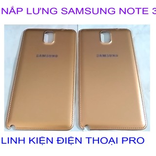 Nắp lưng samsung note 3 màu vàng