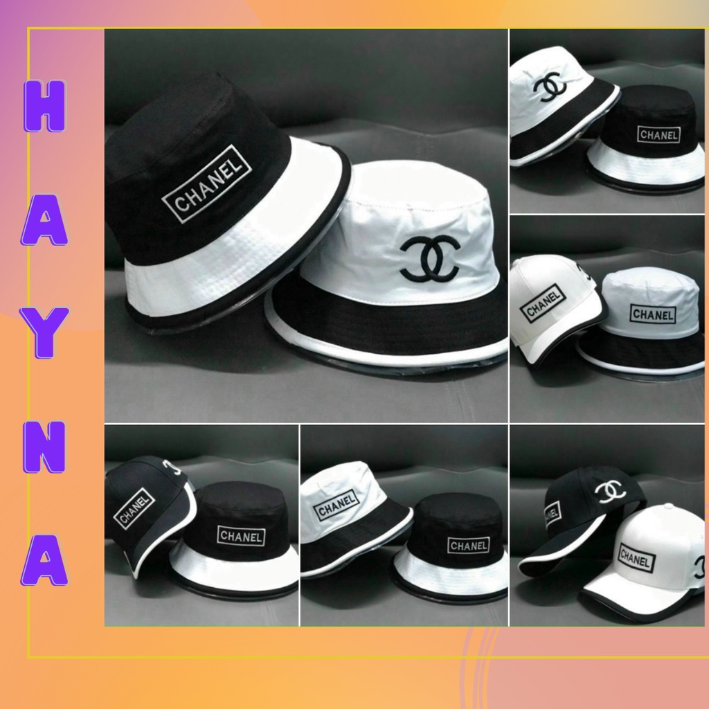 Mũ lưỡi trai thêu chữ, bucket thêu chữ CN hot hit, combo 2 mũ phong cách thời trang nam nữ, M84 Hayna Hats