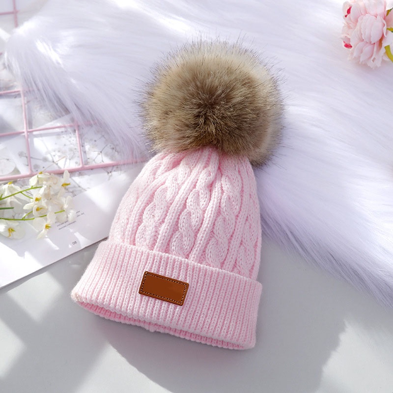 Mũ beanie Trùm Đầu Giữ Ấm Màu Sắc Xinh Xắn Cho Bé