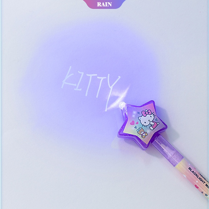1 Bút Đánh Dấu Bằng Tia UV Vô Hình Hello Kitty Không Màu Đa Năng Cho Trẻ Em