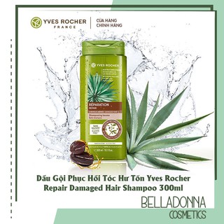 [CHÍNH HÃNG] Dầu Gội Phục Hồi Tóc Hư Tổn Yves Rocher Repair Damaged Hair Balm Shampoo 300ml