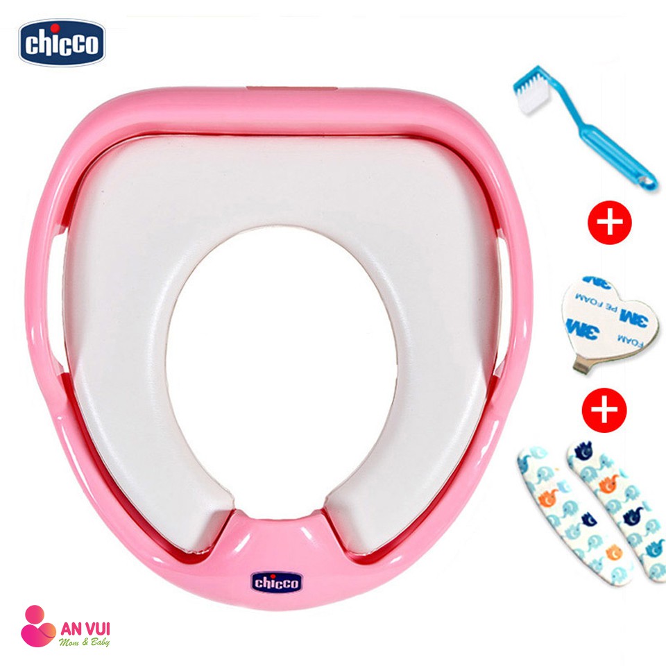 Bệ Thu Nhỏ Bồn Cầu Chicco Cho Bé Tự Lập Đi Vệ Sinh, Toilet Thu Nhỏ - An Vui Mom&amp;Baby