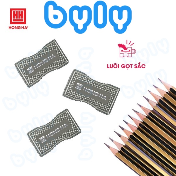 Chuốt bút chì chất liệu nhôm siêu bền lưỡi thép không gỉ sắc bén Hồng Hà  3534 SP-05 - ByLy Store