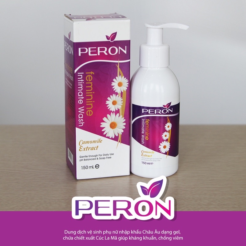 ✅[Chính hãng] Dung dịch vệ sinh phụ nữ PERON chai 150ml nhập khẩu từ Thổ Nhĩ kỳ