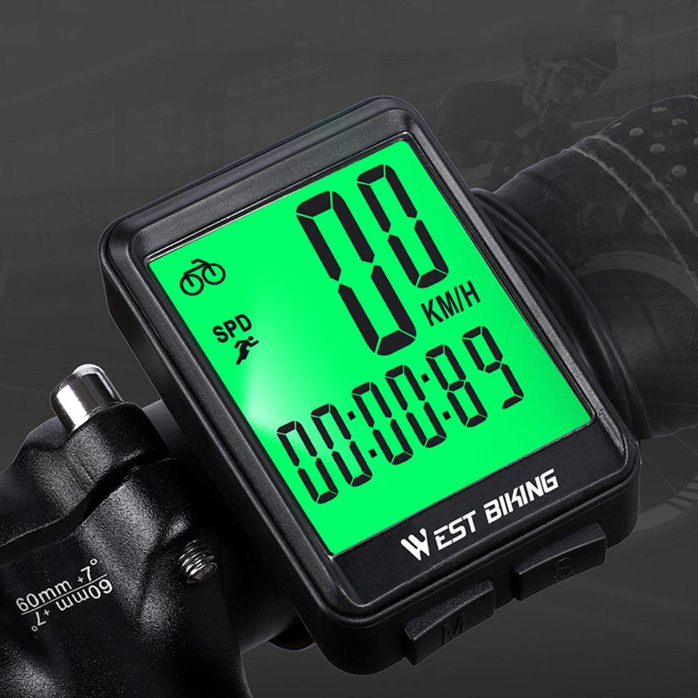 WATTLE Đồng Hồ Đo Tốc Độ Xe Đạp Đa Năng Chống Thấm Nước