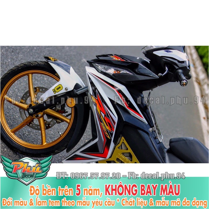 Tem rời Winner Trắng đỏ đen Rs