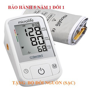 (Giảm sốc) (Tặng bộ đổi nguồn) Máy đo huyết áp Microliffe BP A2 BASIC