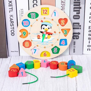 Combo 2 món đồ chơi bằng gỗ cho bé