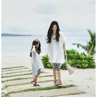 Set đầm sơ mi Mẹ và bé (kèm quần legging)
