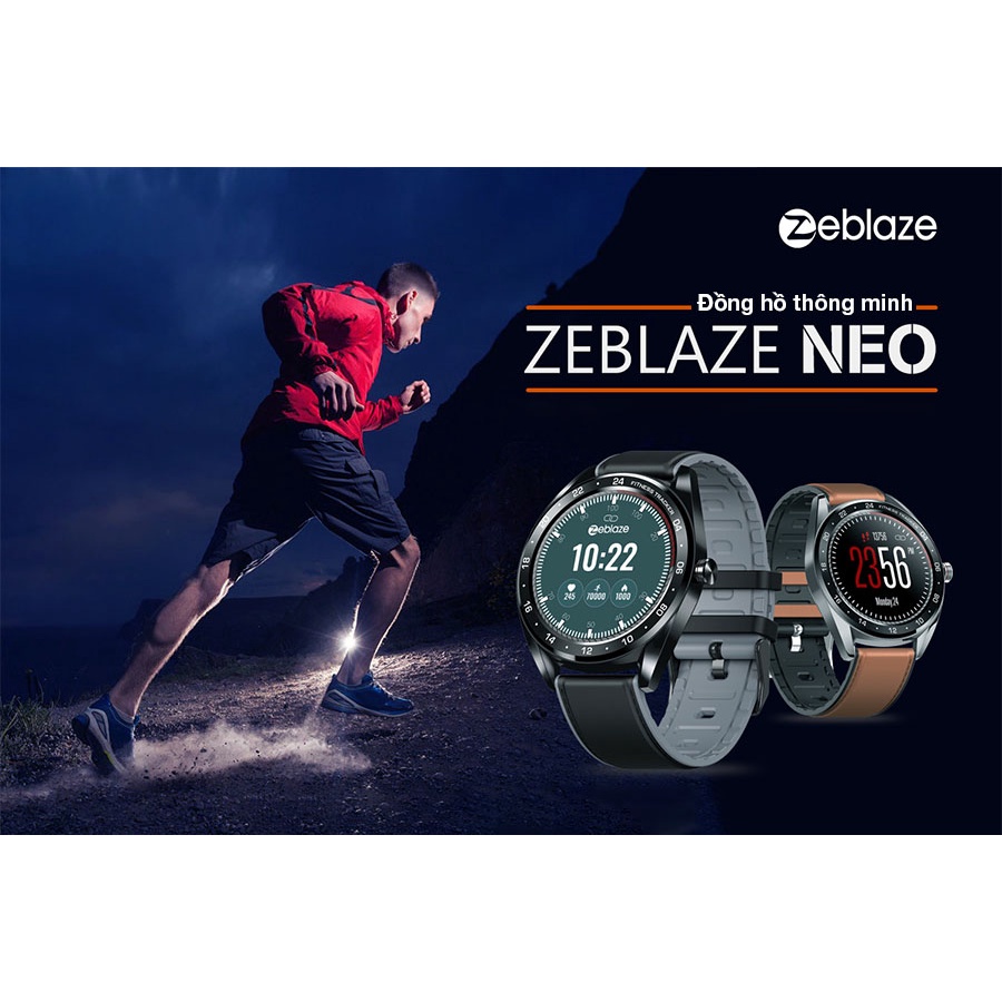 Đồng hồ thông minh Zeblaze Neo GPS đen - VIETPHUKIENHN