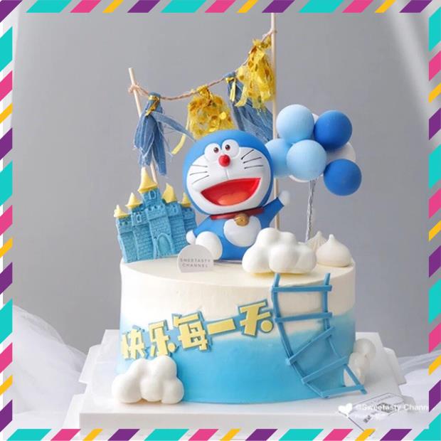 Mô Hình Doraemon Trang Trí Sinh Nhật, Decor Phòng, Góc làm việc