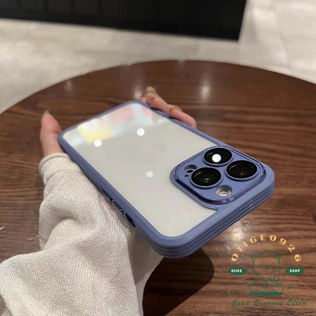 Ốp Điện Thoại TPU Chống Rơi Màu Tím Sang Trọng Cho Iphone 14 / 13 / 12 / 11Pro Max