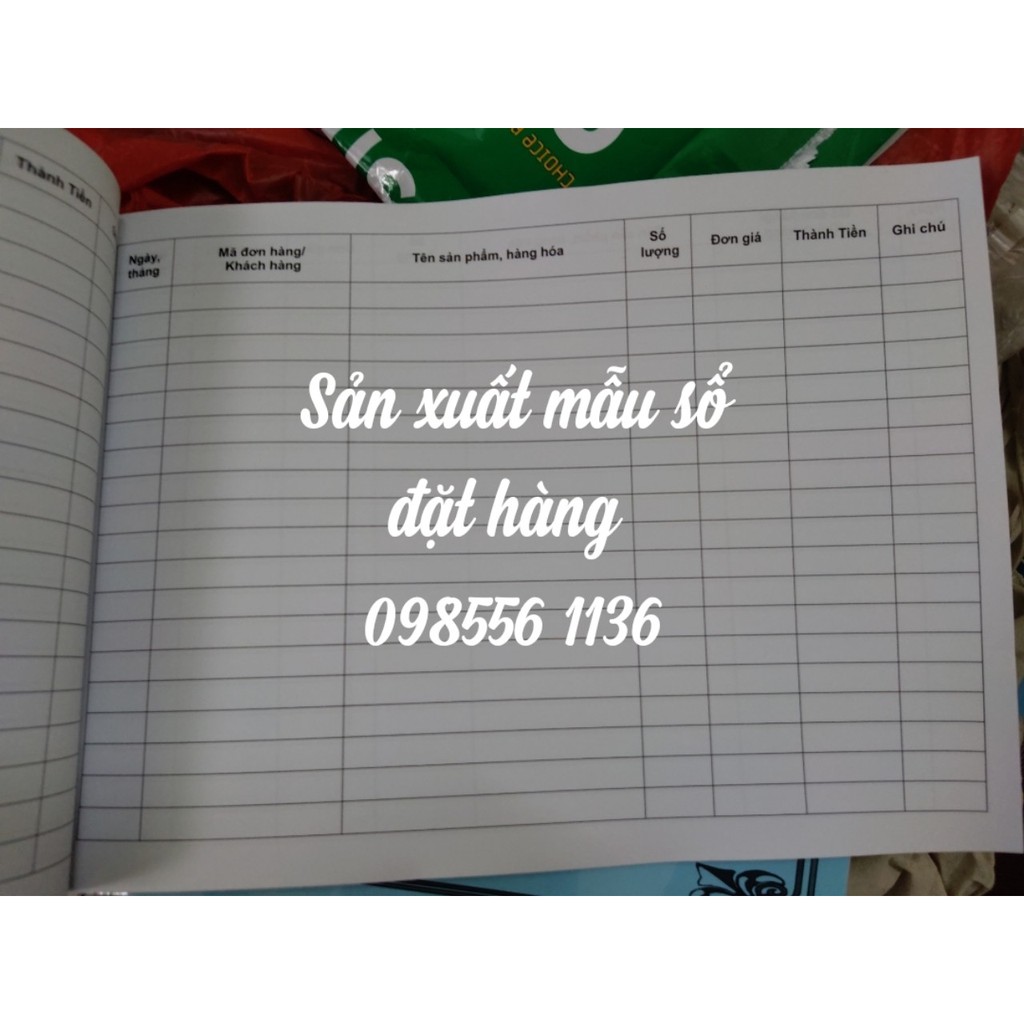 Sổ bán hàng A4, A5 tùy chọn